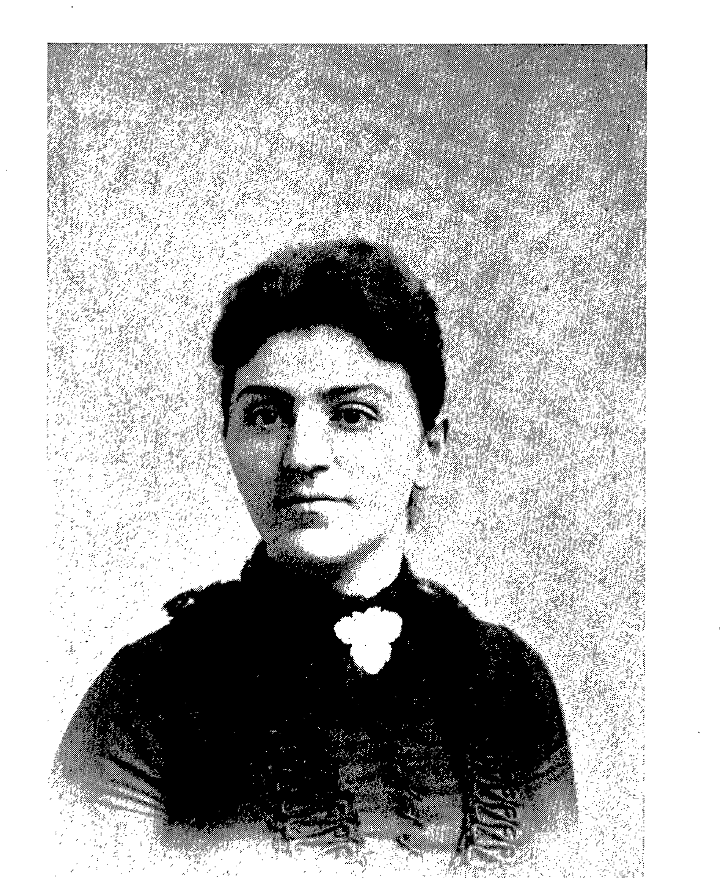 My wife, Anna Cahan (née Bronstein), photographed in 1885.